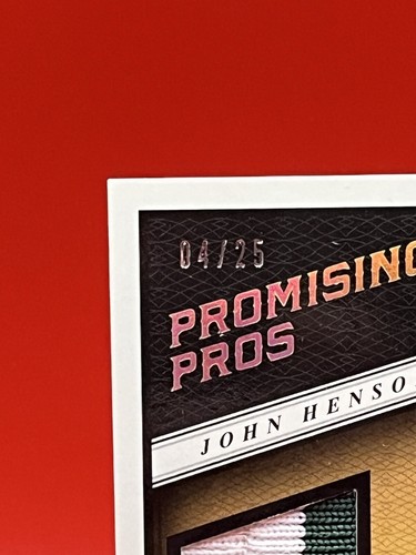 John Henson 2013-14 Panini Timeless Treasures Promising Pros Juego Usado Mat/25 RC - Imagen 2 de 3