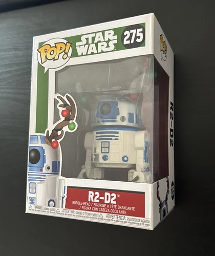 Funko Pop! Star Wars: R2-D2 #275, (Holiday/Antlers) *slight crease*