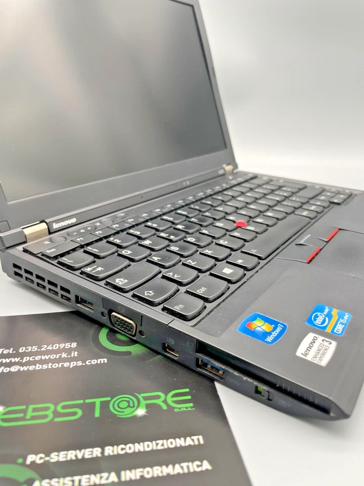 LENOVO X230 THINKPAD i5-3320M 4GB RAM 320GB HDD 14" 1366x768 WIN 10 GAR 3 MESI - Immagine 2 di 4