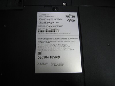 Fujitsu Lifebook T731 i3-2330M 2.2GHz 4GB 250GB HDD Touch Webcam