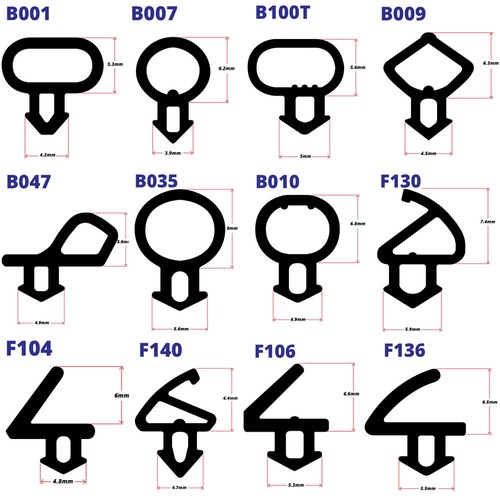 uPVC Window & Door Bubble Gasket Seal Flipper Double Glazing Rubber
