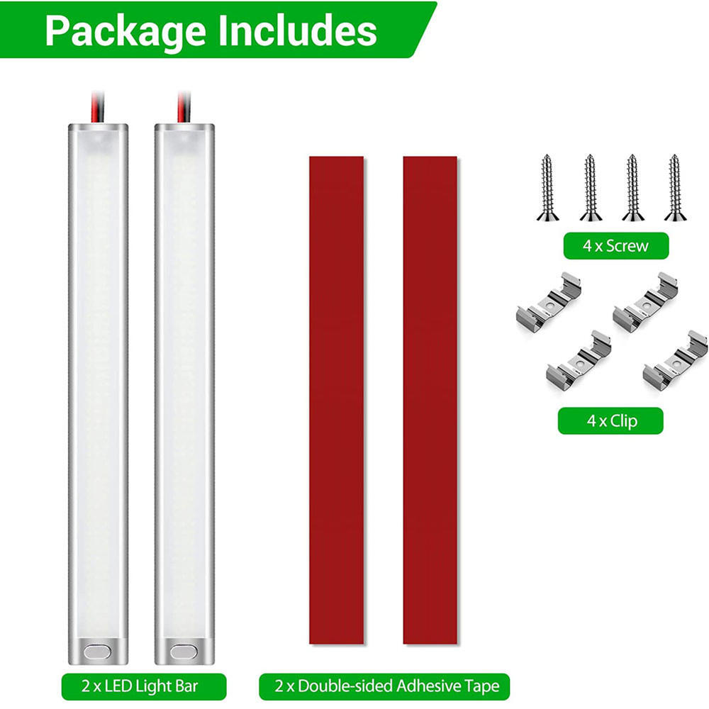 LED Light Bar 168LEDs 1700LM 10W DC 12 Volt led Strip Lights with ON