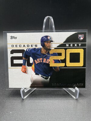 YORDAN ALVAREZ 2020 Topps #DN-4 Decade's Next Insert Rookie RC Houston Astros  