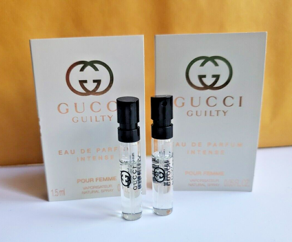 Gucci Guilty Eau de Parfum Intense Pour Femme Spray sample 1.5 ml-GET 2 SAMPLES
