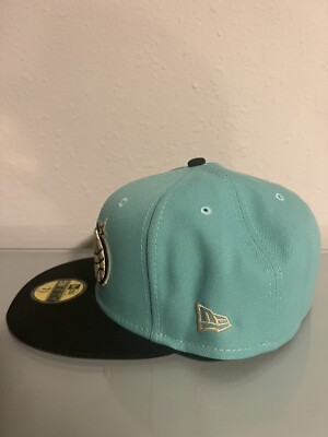 New Era 59FIFTY NBA Orlando Magic Mint Green Black Fitted Hat Cap