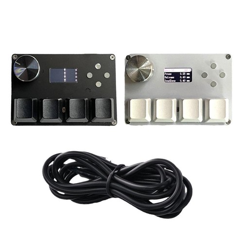 2 Colors Rapid Trigger Game Programming Mechanical Keypad Knob Gaming Keyboard - Afbeelding 6 van 17