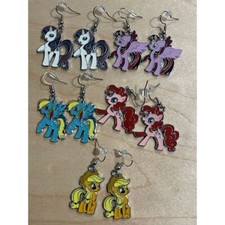 My Little Pony Handmade Earrings Bundle 5 Total - - New