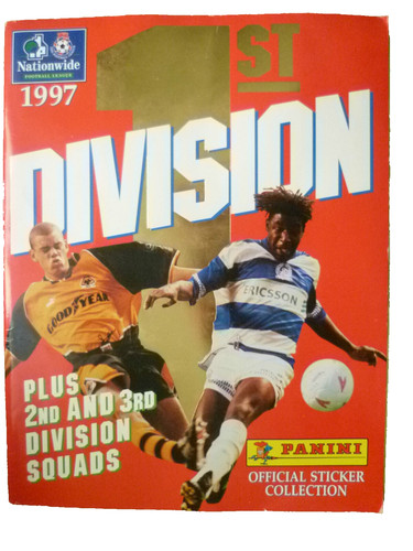 1997 Panini Sticker Album 160 Original Hand Signed 1st Division