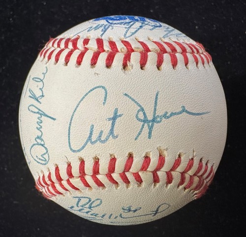 1991 HOUSTON ASTROS TEAM SIGNIERT VON 21 OAL BASEBALL BALL MIT DARRYL KILE - Bild 1 von 6