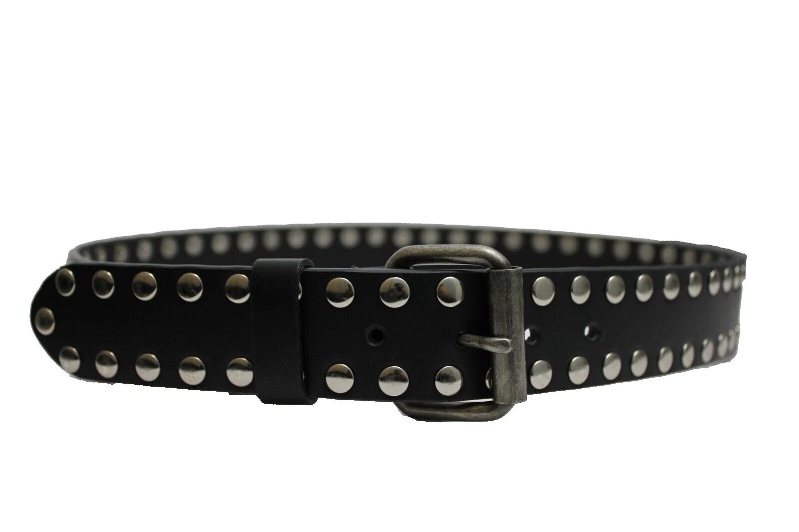 Size S Studded Black Belts for Men