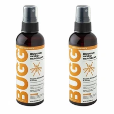 2 Pack Buggins Performance Insect Repellent 25% DEET with a Fresh Clean Scent