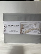 Linen Closet 1000 Thread Count Egyptian Cotton 4-Piece Queen Size Sheet Set New