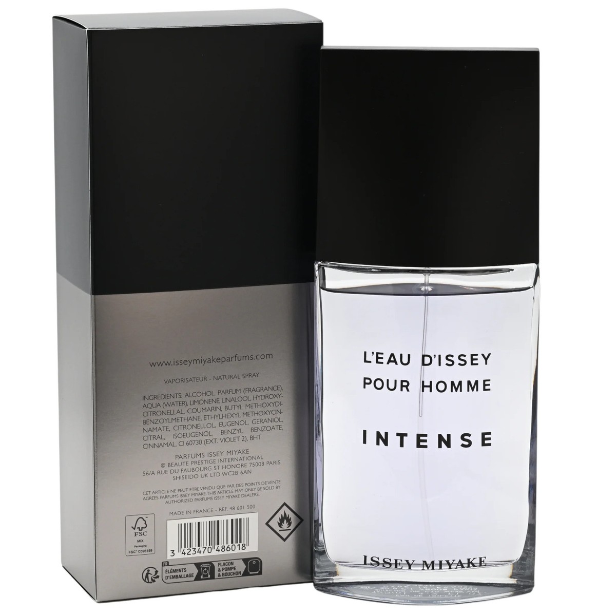 香水(男性用) ISSEY MIYAKE L'Eau d'Issey Pour Homme L'EAU D'ISSEY POUR HOMME INTENSE by Issey Miyake 4.2 oz EDT MEN