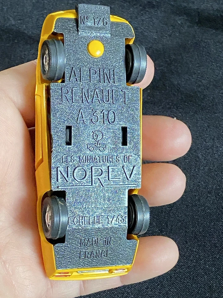 NOREV Ancienne Voiture Alpine Renault A310 Jaune - Jouet Ancien - Photo 2/4