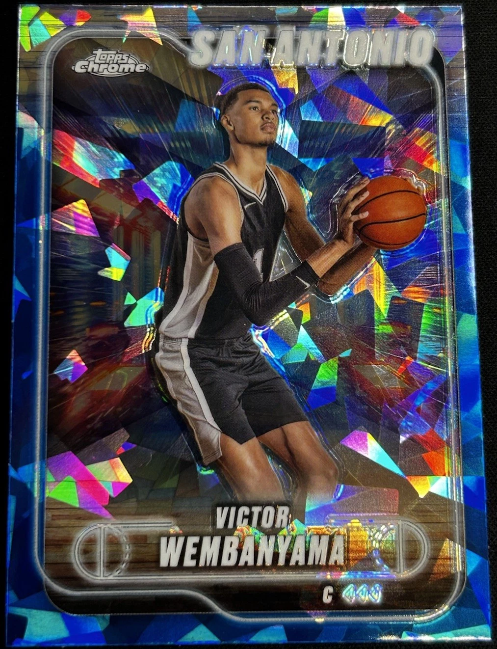 2024-25 Topps Chrome Sapphire Edition Victor Wembanyama #193 Spurs