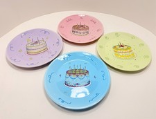 2003 Birthday Celebration Cake Plate Set, Avon Presidents Club Birthday Gift