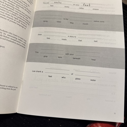 Starting Comprehension Starting Phonetically 6: Paperback Book By Ann Staman - Picture 6 of 13