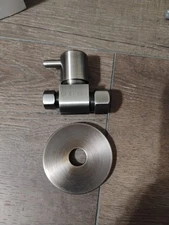 Trim By Design Straight Stop And Sure Grip Flange In Pewter