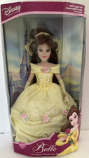 Vintage 2002 Brass Key Princess Belle Porcelain Keepsake Doll NIB NRFB 85726
