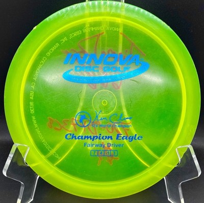 Innova Champion Eagle Rare - Penned E - Firm - 12x KC Climo Swoosh Disc Golf