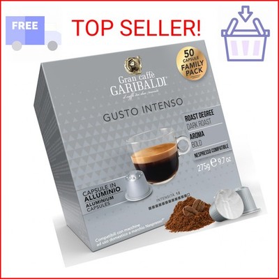 Gran Caffè Garibaldi Espresso Pods, Italian Roasted Coffee, Compatible Nespresso