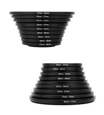 Profi Kamera Filteradapter Ring Universal Aluminium | Alle Größen (37mm-82mm)