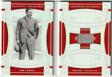 Tom Yawkey 2022 National Treasures Legendary Materials Silver Holo Jersey #9/10