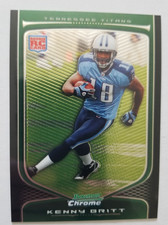 2009 Bowman Chrome Kenny Britt Rookie Tennessee Titans #130