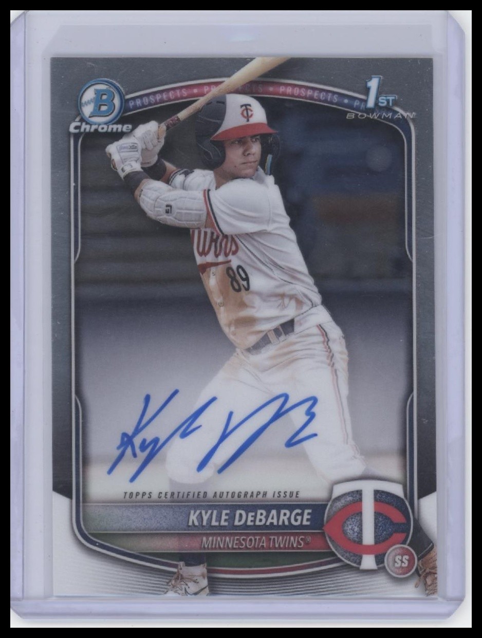 2025 Bowman #CPA-KD Kyle DeBarge Chrome Prospects Autographs