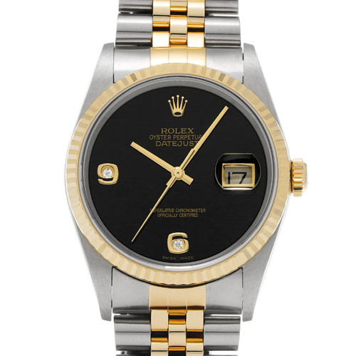 Rolex Datejust 2003 16233 2BR Automatic 36mm Black Dial #WW1329