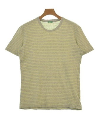 UNITED COLORS OF BENETTON T-shirts/Cut & Sewns GrayxYellow(Border) 2200622106199