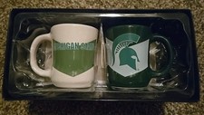 Michigan State Mini Mug Salt & Pepper Shakers