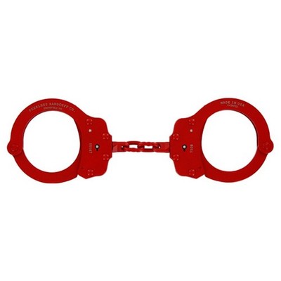Peerless Model 750C Chain-Linked Colored Handcuffs & Keys 750R Cuffs, Red
