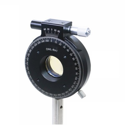 High-Precision Manual Rotation Mount with Coarse & Fine Adjustment - OMLH-RH1