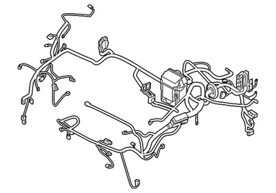 Genuine Nissan Engine Compartment Wiring Harness 24012-6EM0C