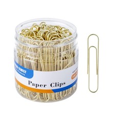 Large Paper Clips, Gold Paper Clips, 2 Inch Paper Clip, Jumbo Paperclips 100/...