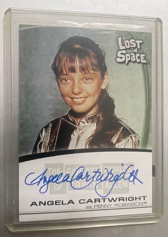 Angela Cartwright Signed Card  Lost in Space