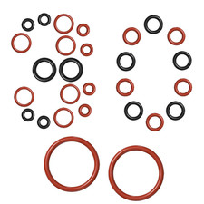 2 Set 30 Pcs Silicone O Ring Kit for Saeco O Rings for Gaggia Coffee Machine