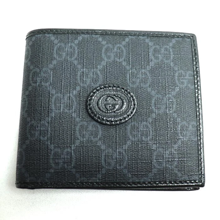 GUCCI GG Supreme Interlocking G noir 673000 #082