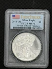 2011 (S) Silver Eagle PCGS MS70 #206