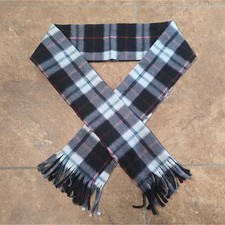 Multicolored Plaid Fringed Scarf