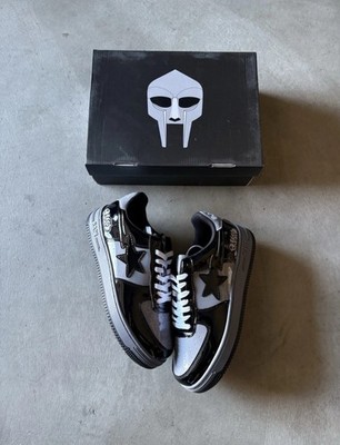Bapesta X MF Doom Concept (Black / Grey) Size 8 New With Box!!!