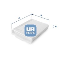 UFI 53.107.00 Innenraumfilter FüR Megane II 1.4-2.0D 09.02- Renault
