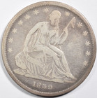 1839 Seated Liberty Half Dollar ~ Nice Fine! Inv#2