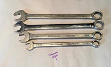 Vintage Matco combination wrenches 11/16 5/8 9/16 7/16 WCL222 WCL182 WCL142 ACL
