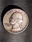 1937-S Washington SILVER Quarter - Circulated - Complete Your Album!