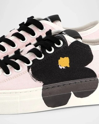 BNIB Marc Jacobs Girl's Flower-Print Low-Top Sneakers, Toddlers/Kids Size 12
