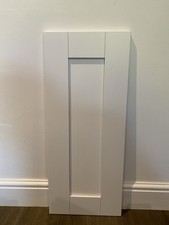 SOLID MAPLE  WHITE PRIMED KITCHEN UNIT DOOR  300 X 720 STOCK DZ644