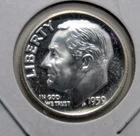 1959 Proof Cameo Roosevelt Silver Dime