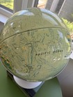 Vintage Nystrom World Globe Sculptural Raised Design 49” Tilt-Axis Metal Stand — photo 6